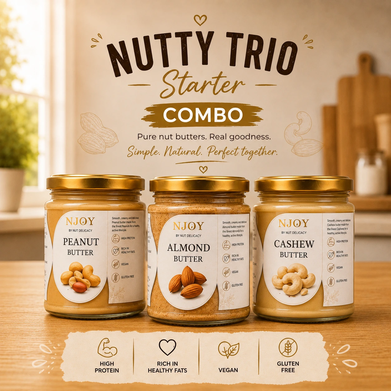 NJOY Nutty Trio Starter